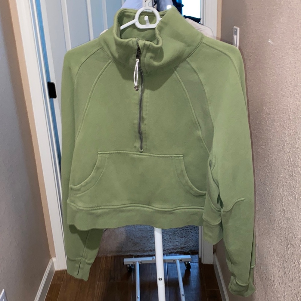 Crew neck scuba jacket